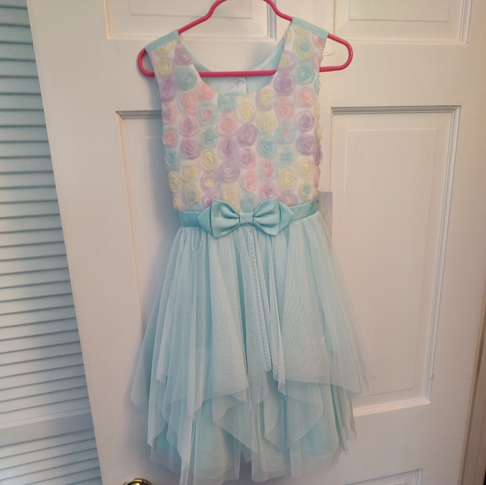 NWT!! Jona Michelle Pastel Rosette Dress